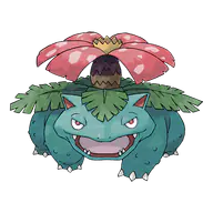 Venusaur official Pokemon artwork