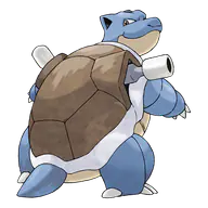 Blastoise official Pokemon artwork