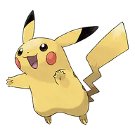 Pikachu official Pokemon artwork
