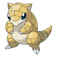 Sandshrew official Pokemon artwork