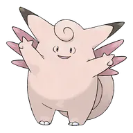 Clefable official Pokemon artwork