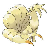 Ninetales official Pokemon artwork