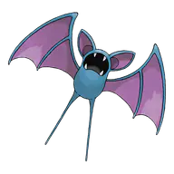 Zubat official Pokemon artwork