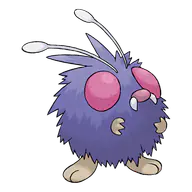 Venonat official Pokemon artwork