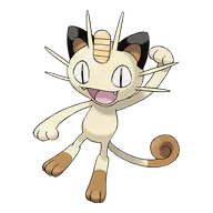 Meowth official Pokemon artwork