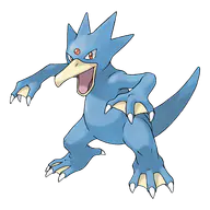 Golduck official Pokemon artwork