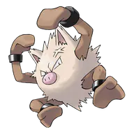 Primeape official Pokemon artwork