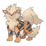 Arcanine official Pokemon artwork