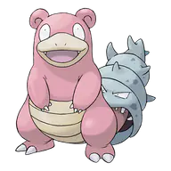 Slowbro official Pokemon artwork