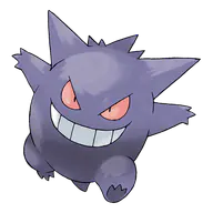 Gengar official Pokemon artwork