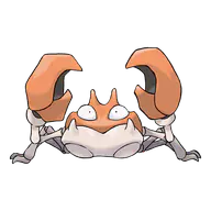 Krabby official Pokemon artwork