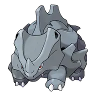 Rhyhorn official Pokemon artwork