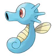 Horsea official Pokemon artwork