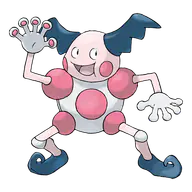 Mr. Mime official Pokemon artwork