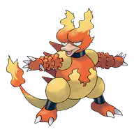 Magmar official Pokemon artwork