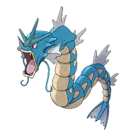 Gyarados official Pokemon artwork