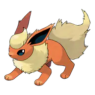 Flareon official Pokemon artwork
