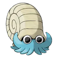 Omanyte official Pokemon artwork