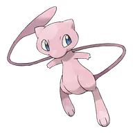 Mew official Pokemon artwork