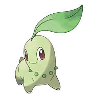 Chikorita official Pokemon artwork