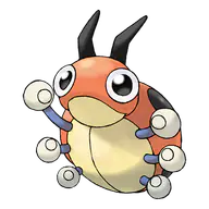 Ledyba official Pokemon artwork
