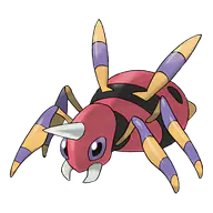 Ariados official Pokemon artwork