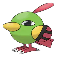 Natu official Pokemon artwork