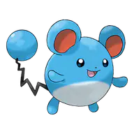 Marill official Pokemon artwork