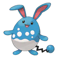 Azumarill official Pokemon artwork
