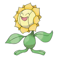 Sunflora official Pokemon artwork