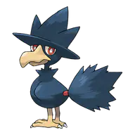 Murkrow official Pokemon artwork