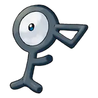 Unown official Pokemon artwork