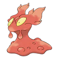 Slugma official Pokemon artwork