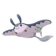 Mantine official Pokemon artwork