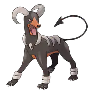 Houndoom official Pokemon artwork