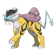 Raikou official Pokemon artwork