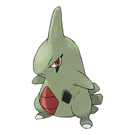 Larvitar official Pokemon artwork