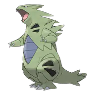 Tyranitar official Pokemon artwork