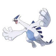 Lugia official Pokemon artwork