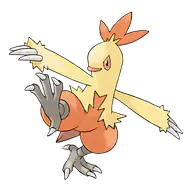Combusken official Pokemon artwork