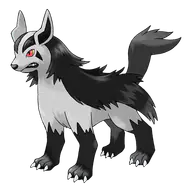 Mightyena official Pokemon artwork