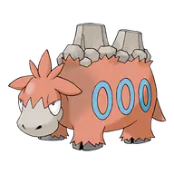 Camerupt official Pokemon artwork