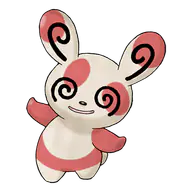 Spinda official Pokemon artwork
