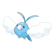 Swablu official Pokemon artwork