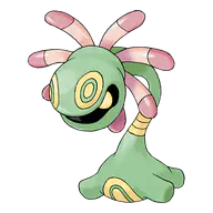 Cradily official Pokemon artwork