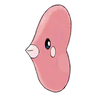 Luvdisc official Pokemon artwork