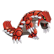 Groudon official Pokemon artwork