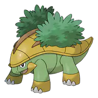 Grotle official Pokemon artwork