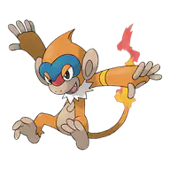 Monferno official Pokemon artwork