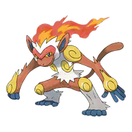 Infernape official Pokemon artwork